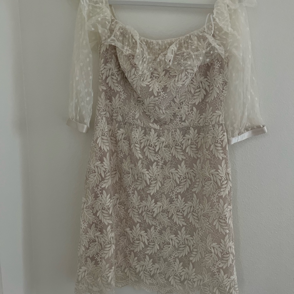 Allen schwartz lace dress 12